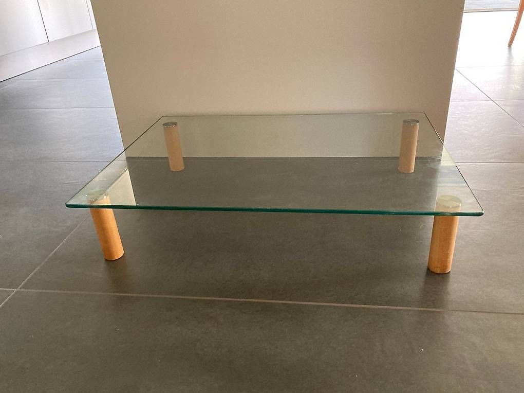 Team7 Tische: Beistelltisch/ Aufsatz, Glas – Gebraucht aus Riedholz von Wegwarte1