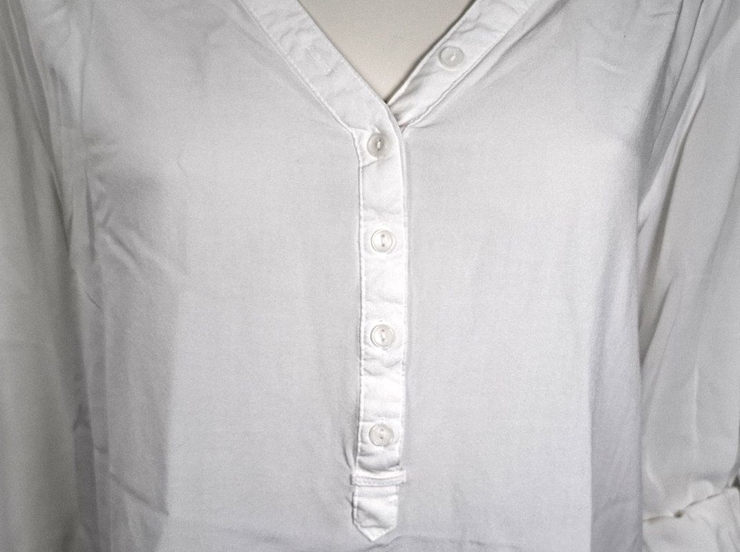 Tuniche: BONPRIX Tunika-Bluse, weiss, Viskose, Gr. 40 – Usato da Wil SG venduto da Restwert_Wil 5