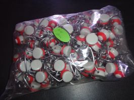 Bügelverschlüsse - 10 von 60 Stück für Sirup-/Likörflaschen