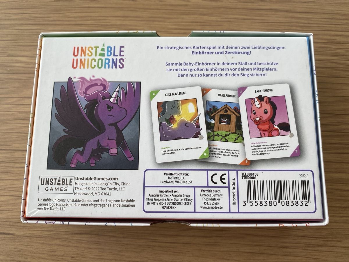 Giochi: Unstable Unicorns – Usato da Zollikofen venduto da lou_s568 1