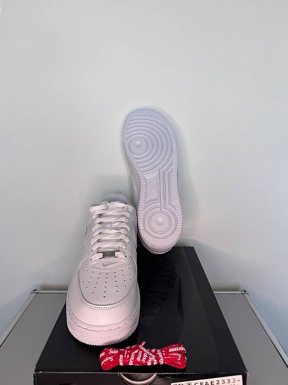 Nike Scarpe da uomo: Nike Air Force 1 White Supreme – Nuovo e nell'imballaggio originale da Reutigen venduto da Adweng 4