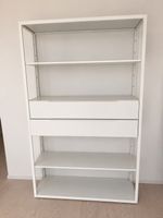 Etagere IKEA blanche avec 2 tiroirs, bon etat