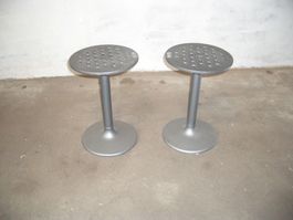 Designer Hocker Guss Metall