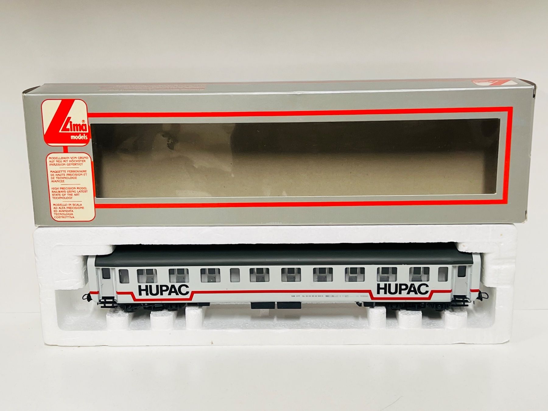 Lima Modellini di ferrovie: Lima  HUPAC mit LED Innenbeleuchtung H0 DC – Usato da Geroldswil venduto da TopTrain54 7