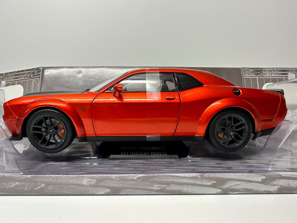 SOLIDO SL1805706 DODGE CHALLENGER SRT 2020 WHITE/BLACK 1:18 Modellino