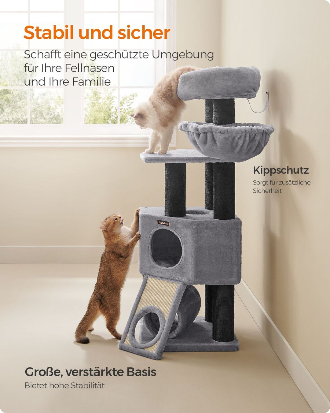 Tiragraffi: Kratzbaum Groß Katzenbaum LUMIVIA – Nuovo (secondo la descrizione) da Lachen SZ venduto da MAMORU-MOEBEL 6