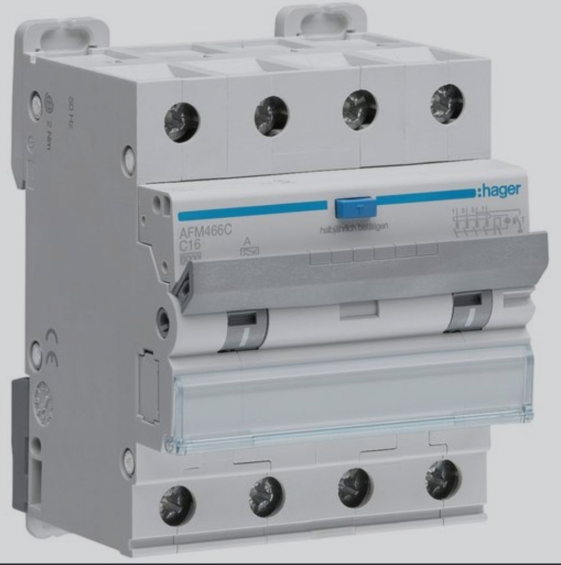Hager Schalter: FI/LS-Schalter Hager 4P C 16A 300mA A – Neu (gemäss Beschreibung) aus Grabs von Haagerblitz