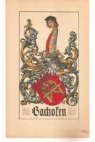 Wappen Bachofen Basel Wappenbuch Carl Roschet Heraldik