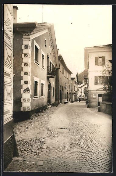 Ansichtskarten: Samedan /Engadin, Blick eine Dorfstrasse – Gebraucht aus Berlin von bartko-reher