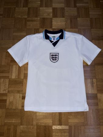 England Retro Fussball Trikot Size S