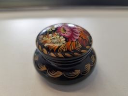 Holzschatulle handbemalt (Ukrainische Kunst)
