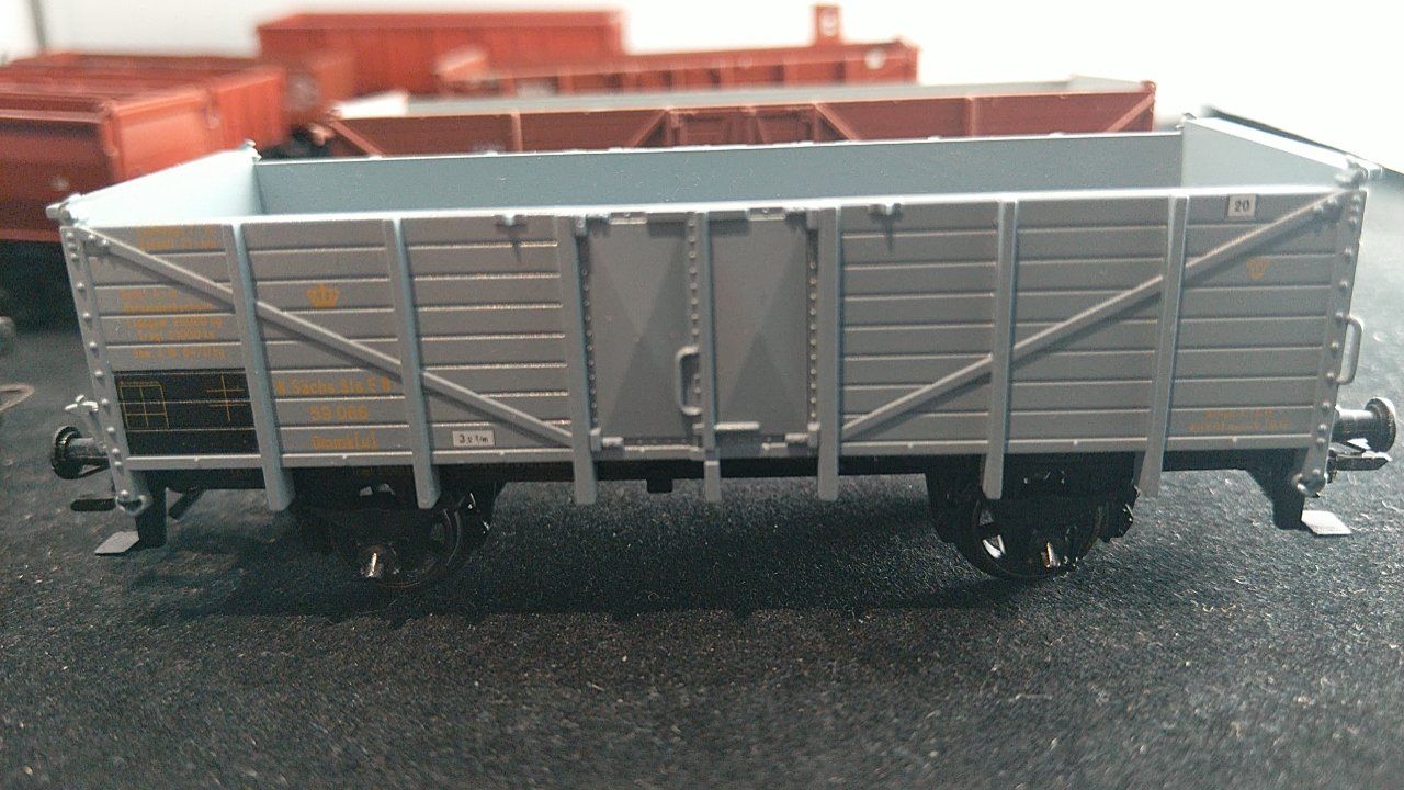 Märklin Modellini di ferrovie: Offene Güterwagen 9 Stück – Usato da Uster venduto da Regenwurm61 6