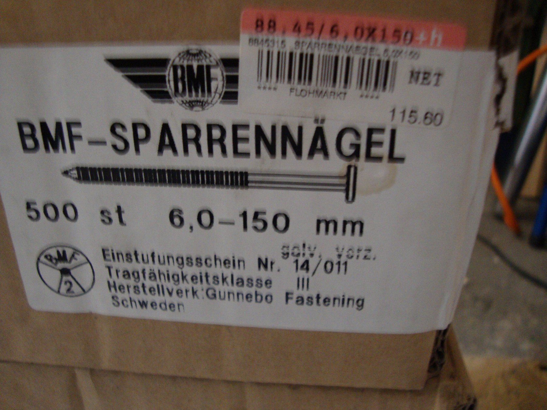 Tutti gli attrezzi: Restposten Nägel Sparren Nägel – Nuovo e nell'imballaggio originale da Stetten AG venduto da 48221948