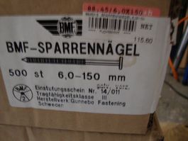 Restposten Nägel Sparren Nägel