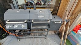 Gas-und Kohlegrill 2 in 1 