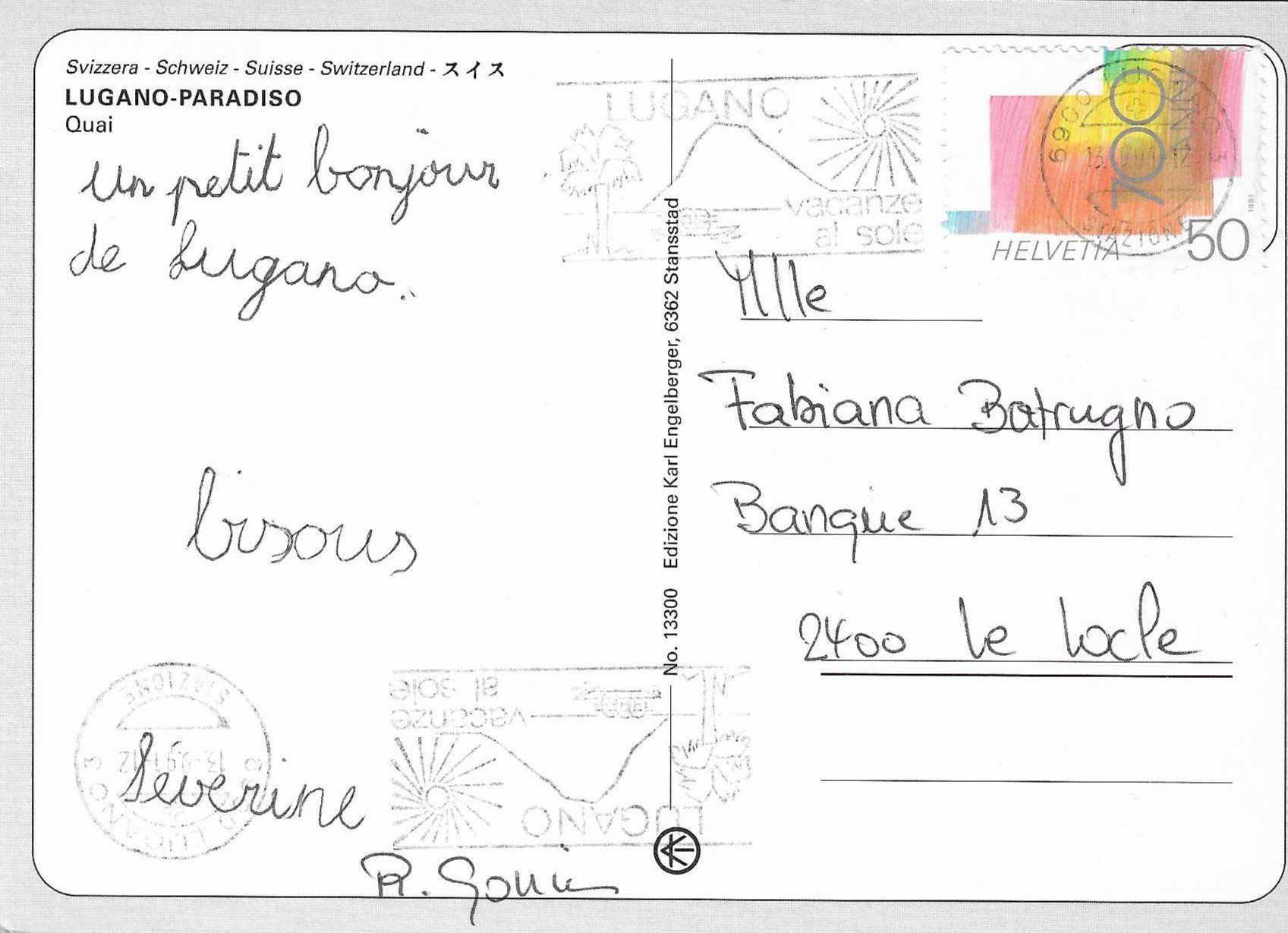 Cartoline postali: Lugano-Paradiso TI – Usato da Rothrist venduto da Stranglehold 1