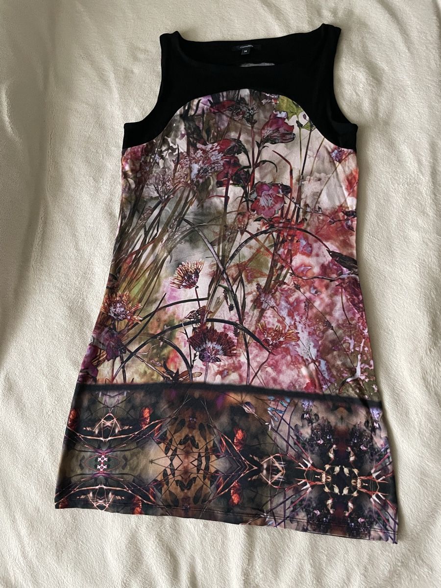 Comma Kleider: Comma mini Kleid Blumenmuster Grösse 34 – Gebraucht aus Luzern von andyke 2