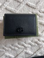 Gucci Portemonnaie Geldbörse Schwarz Leder