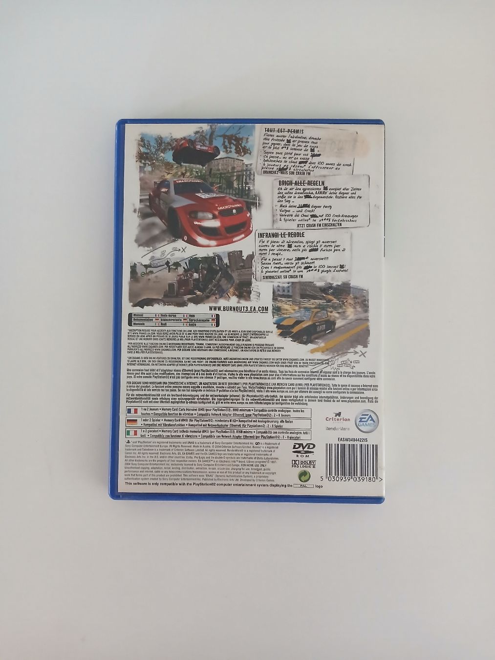 Sony Giochi: Playstation 2 Burnout 3 Takedown Occasion – Usato da Berikon venduto da pil_thm8 1