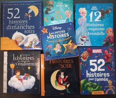 Lot de 7 livres pour enfants, histoires diverses