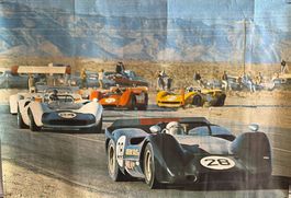 Poster CAN AM Series 1969  Las Vegas Motorsport, Racing