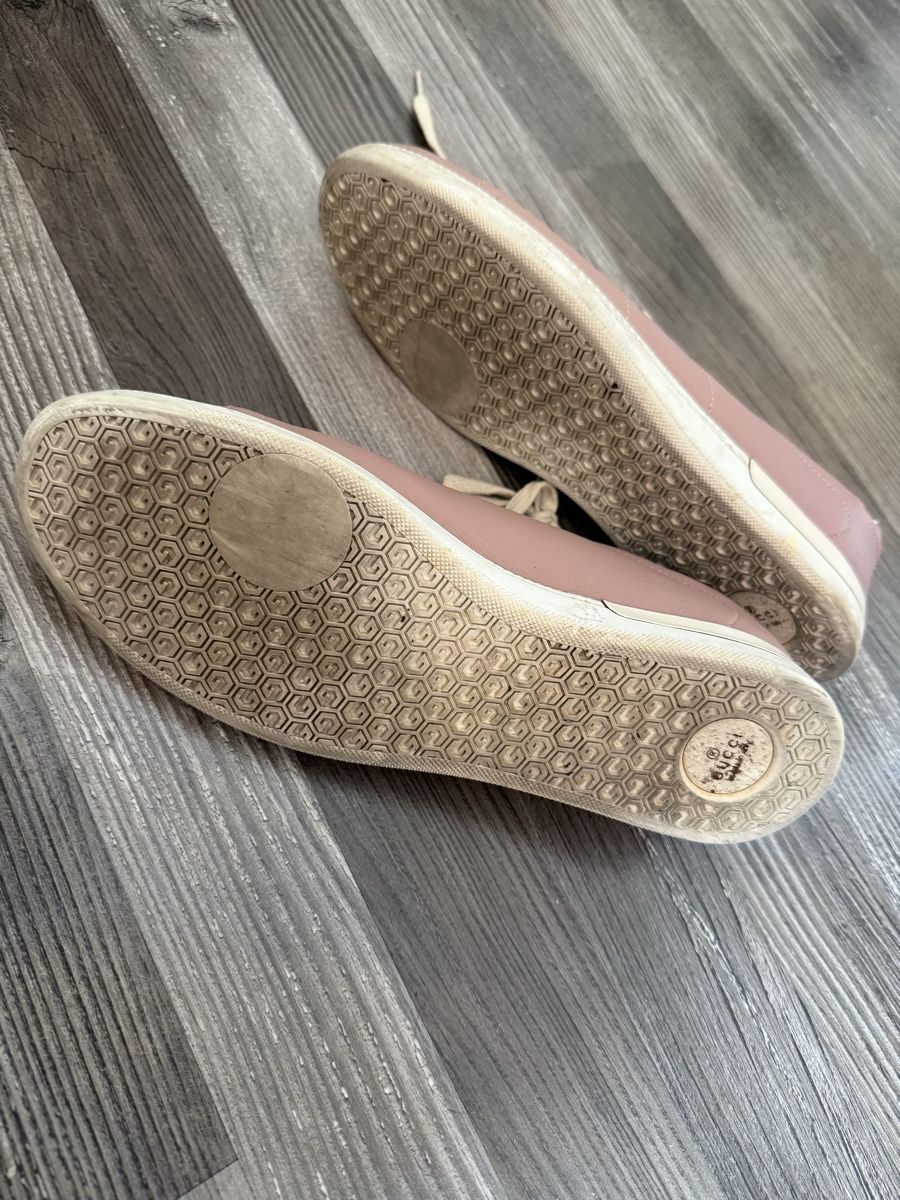 Gucci Damenschuhe: Baskets Gucci cuir rose taille 38.5 – Gebraucht aus Monthey von Joseph-29 5
