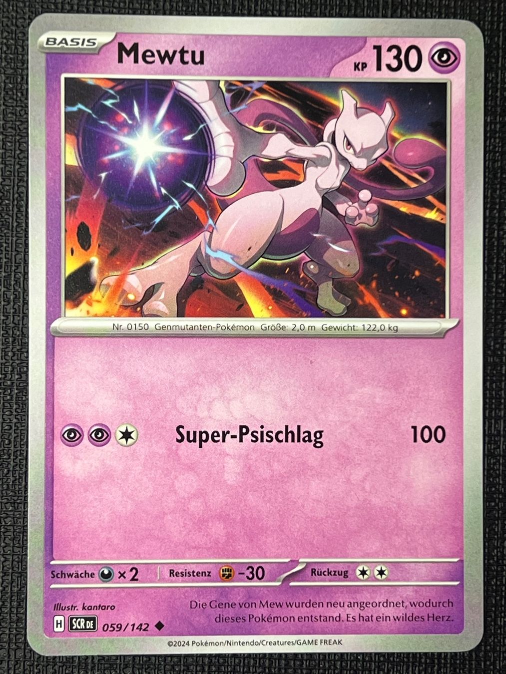 Pokémon Cartes à collectionner: Pokemon Mewtu/Mewtwo 059/142 SCR DE – D'occasion à Appenzell par RMBricks