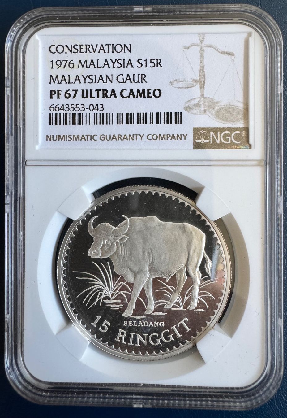 Tutti le monete: Malaysia 15 Ringgit 1976, PF 67 ULTRA CAMEO, NGC – Usato da Ebikon venduto da Dmasterx 2