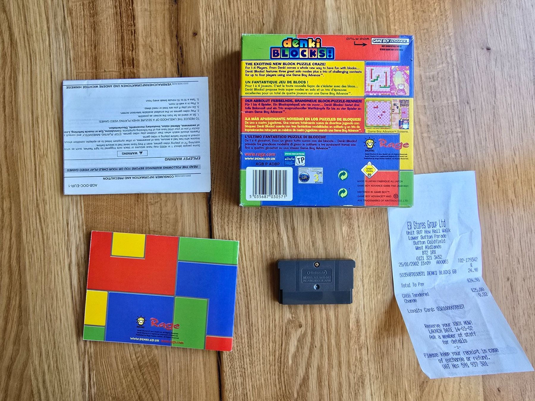Nintendo Spiele: Nintendo Gameboy Advance/Denki Blocks/OVP – Gebraucht aus Sursee von Elian91 1