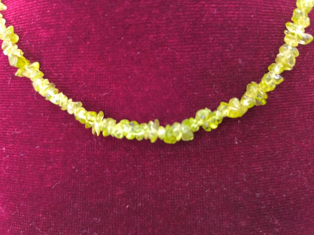 Colliers: Peridot-Splitterkette – D'occasion à Rüti ZH par Restwert_Rueti_ZH 1