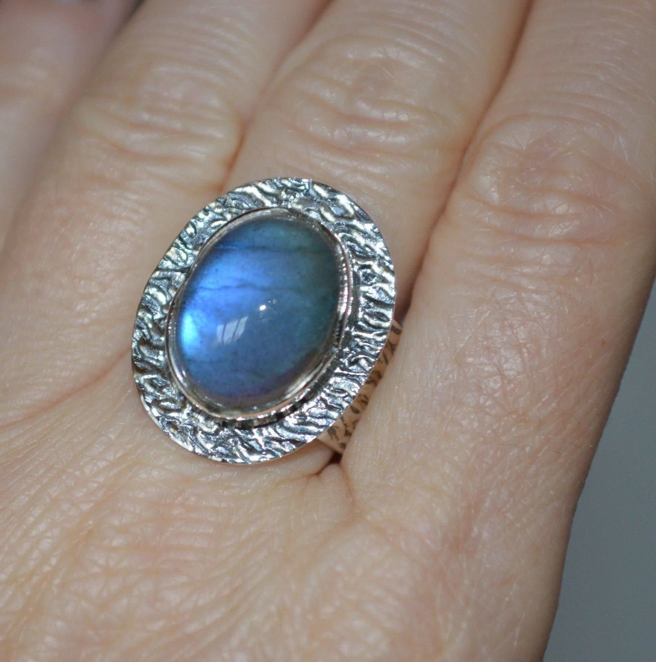 Anelli: LABRADORIT SILBER RING GR.17 – Nuovo (secondo la descrizione) da Berg TG venduto da marta970 3
