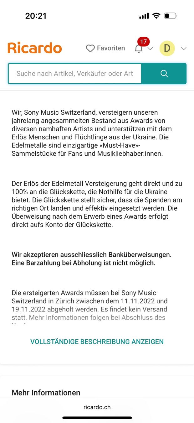 Tutti i DVDs: Roger Waters Gold Record Award – Usato da Bellach venduto da die_8vsb 2