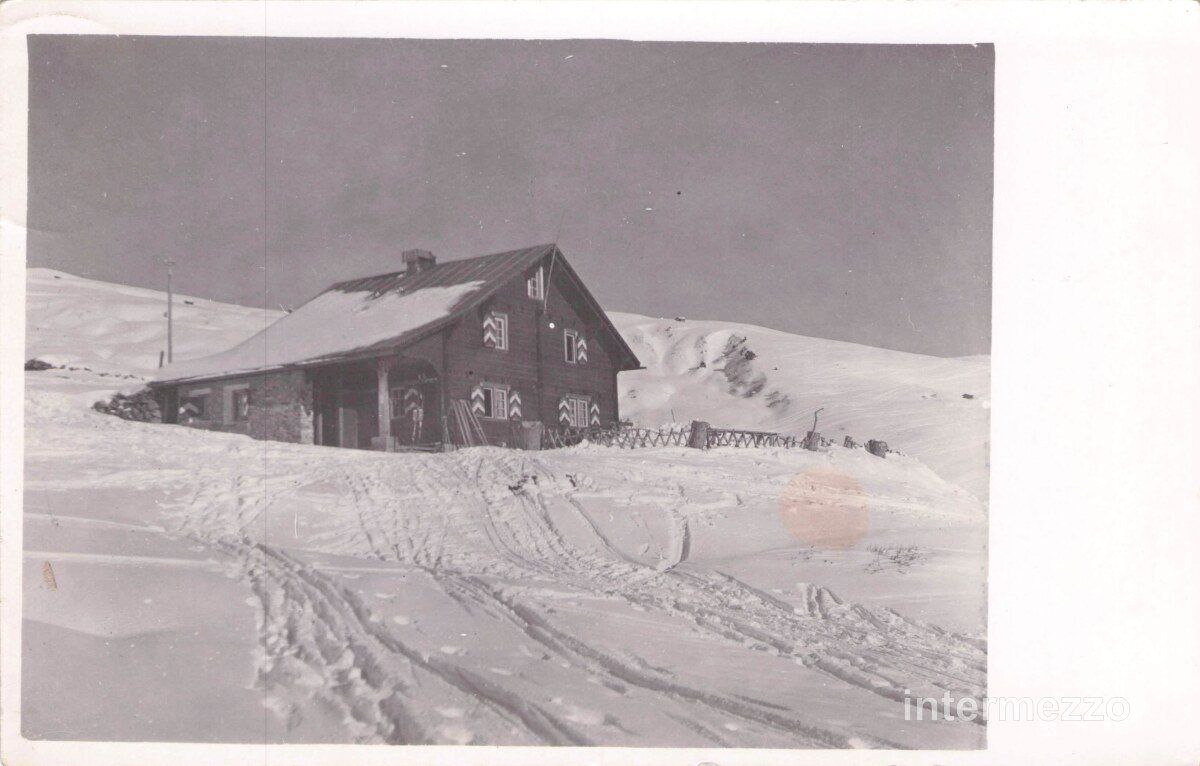 Cartoline postali: St. Peter GR // 1937 Skihaus Hochwang // Winter – Usato da Basel venduto da intermezzo12