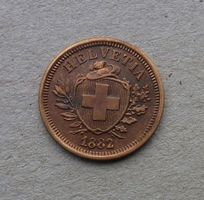 ++ 1 Rappen 1882