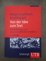 Von der Idee zum Text - Esselborn-Krumbiegel