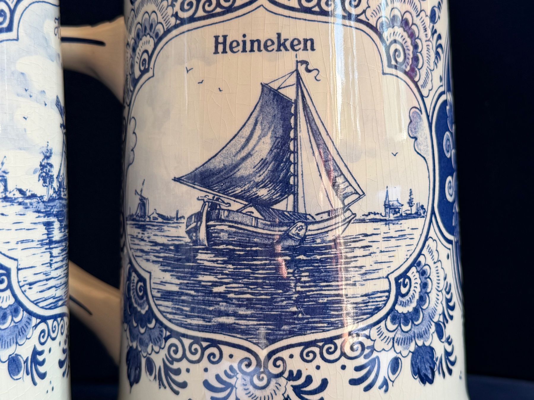 Heineken Bicchieri: Lot 3 chopes de bière vintage – Usato da Estavayer-le-Lac venduto da broc_estavayer 5