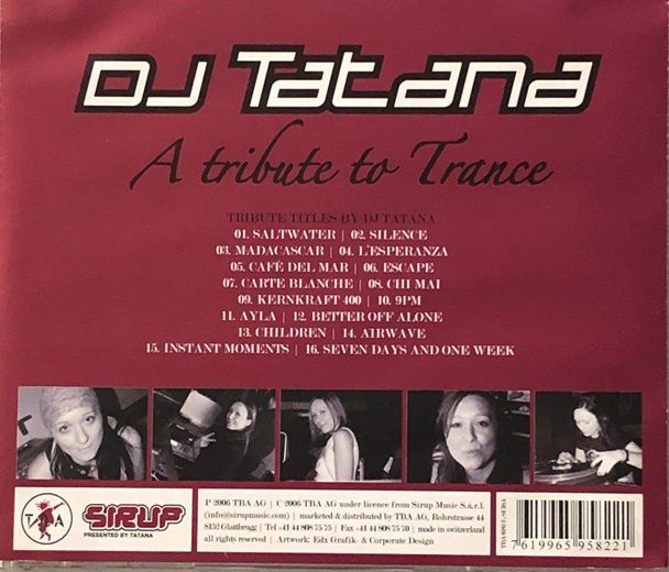 CDs: DJ Tatana - A tribute to Trance – Gebraucht aus Grüningen von azulverde 1