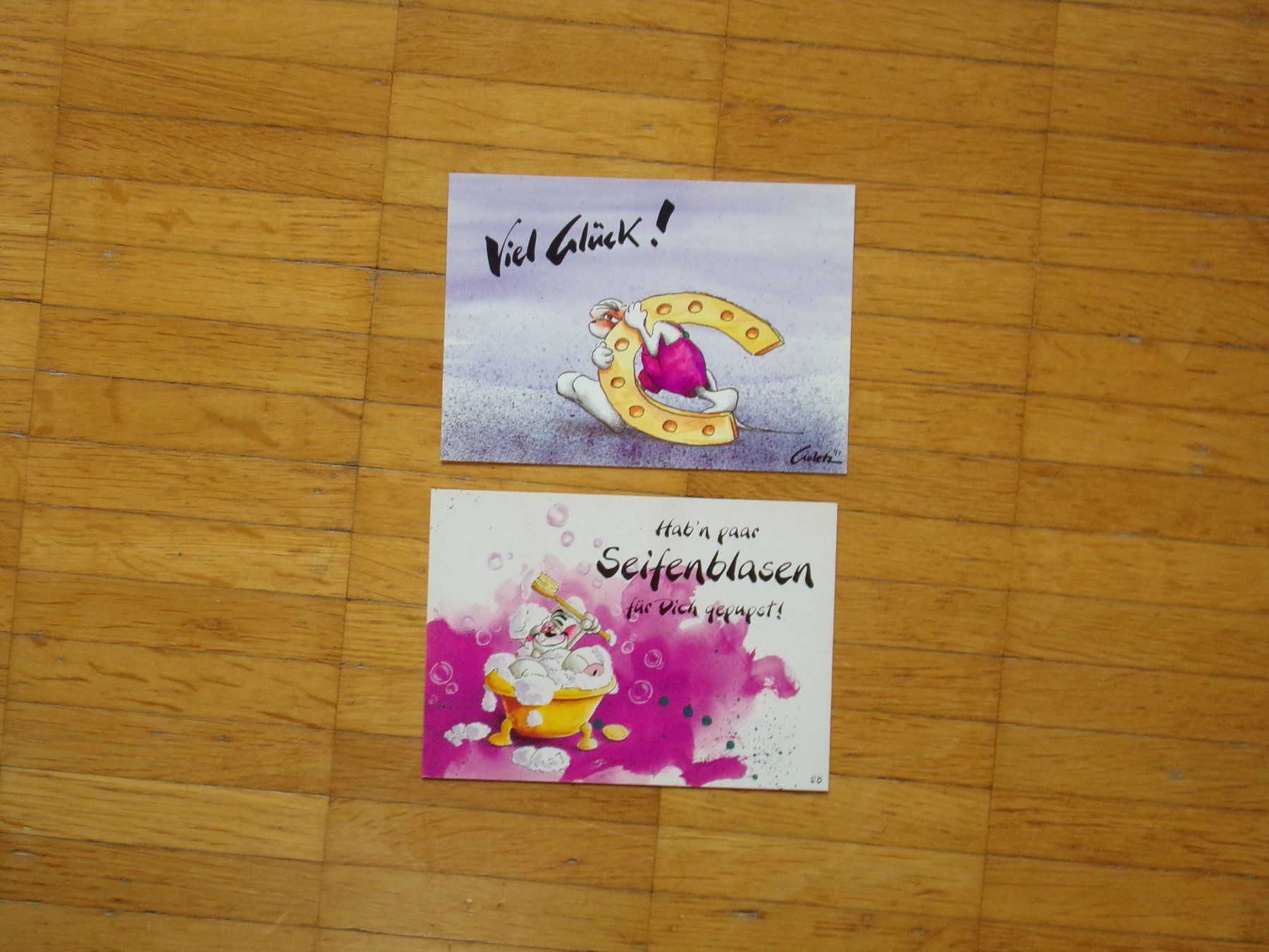 Cartoline postali: Diddl Postkarten  2 Stück    Set O78 – Usato da Winterthur venduto da Jessi_di