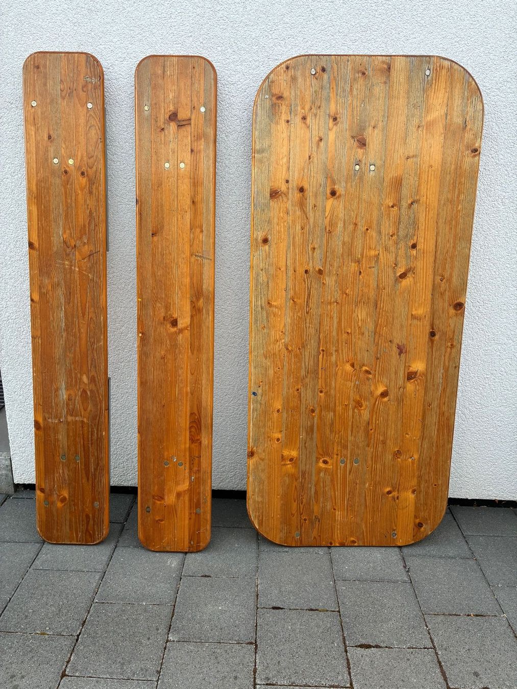 Tischset: Festbankgarnitur- Tisch und 2 Bänke – Gebraucht aus Frick von sandra037 3