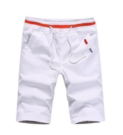 NEUE Herren Short weiss-orange Gr. S - 221457