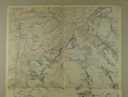 JUNGFRAU-BAHN SITUATIONSPLAN, 1896