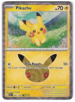 Pikachu / 30th Celebration / 30C 047/128 (25/30)