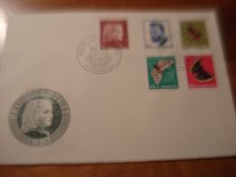 FDC Pro Juventute 1953, ungelaufen