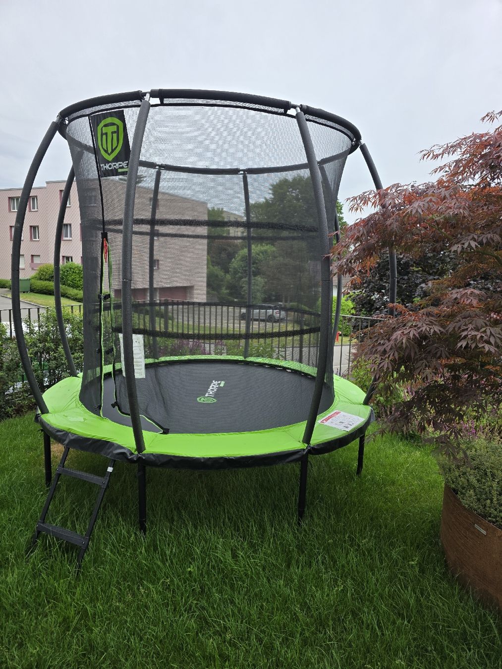 Trampolini: Thorpe Trampolin mit Sicherheitsnetz – Usato da Niederrohrdorf venduto da Etienne_2097 1