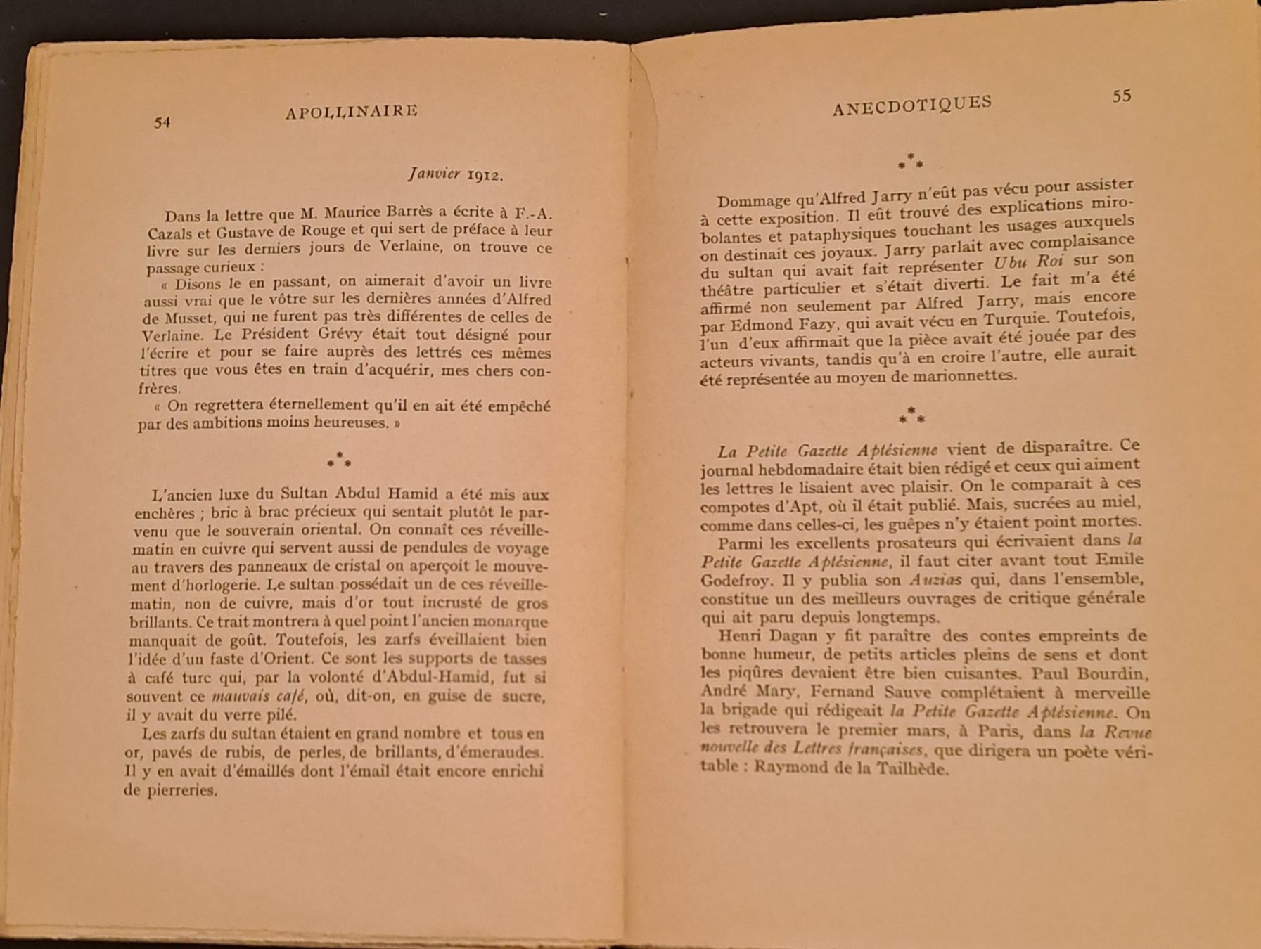 Libri: Apollinaire: "Anecdotiques" – Usato da Lausanne venduto da jol75 3