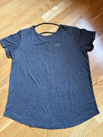 Roxy Shirt Grau, Rückenausschnitt, Gr.M