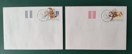 21.11.2000  Bern Vorfrankierte Post-Cuverts A- und B-Post ge
