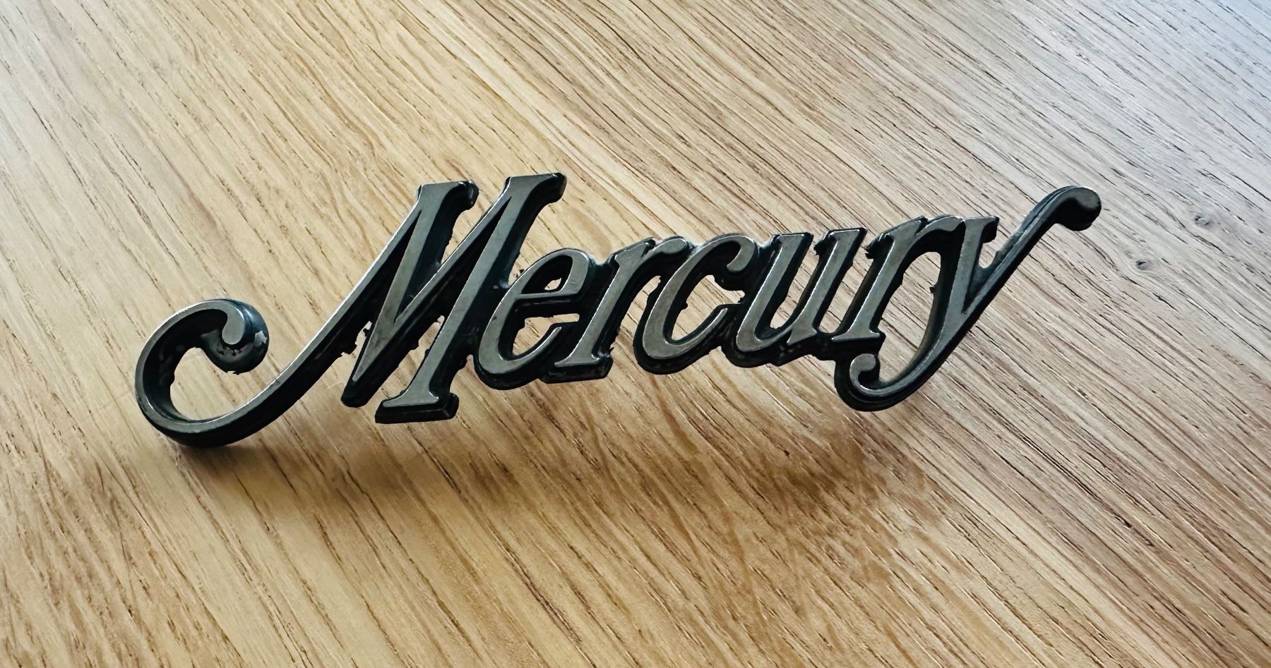 Mercury Accessori per altri veicoli: Mercury Metall Emblem  Ford MC – Usato da Zürich venduto da brazerola 3