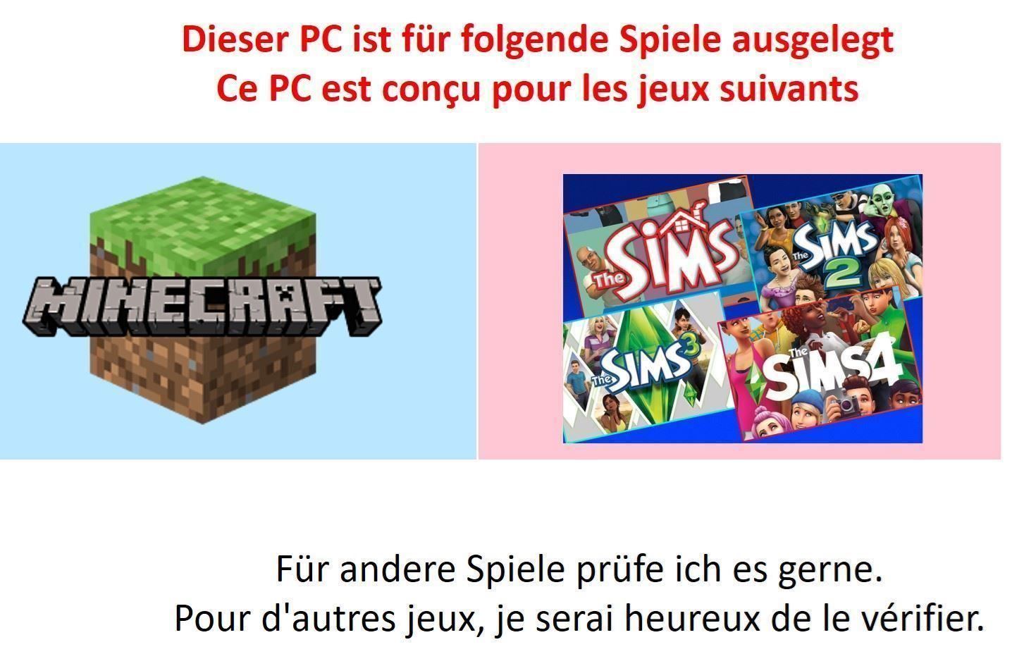 Lenovo PCs: PC Lenovo E73 MINECRAFT GAMING – D'occasion à Meggen par IT-Experte 5