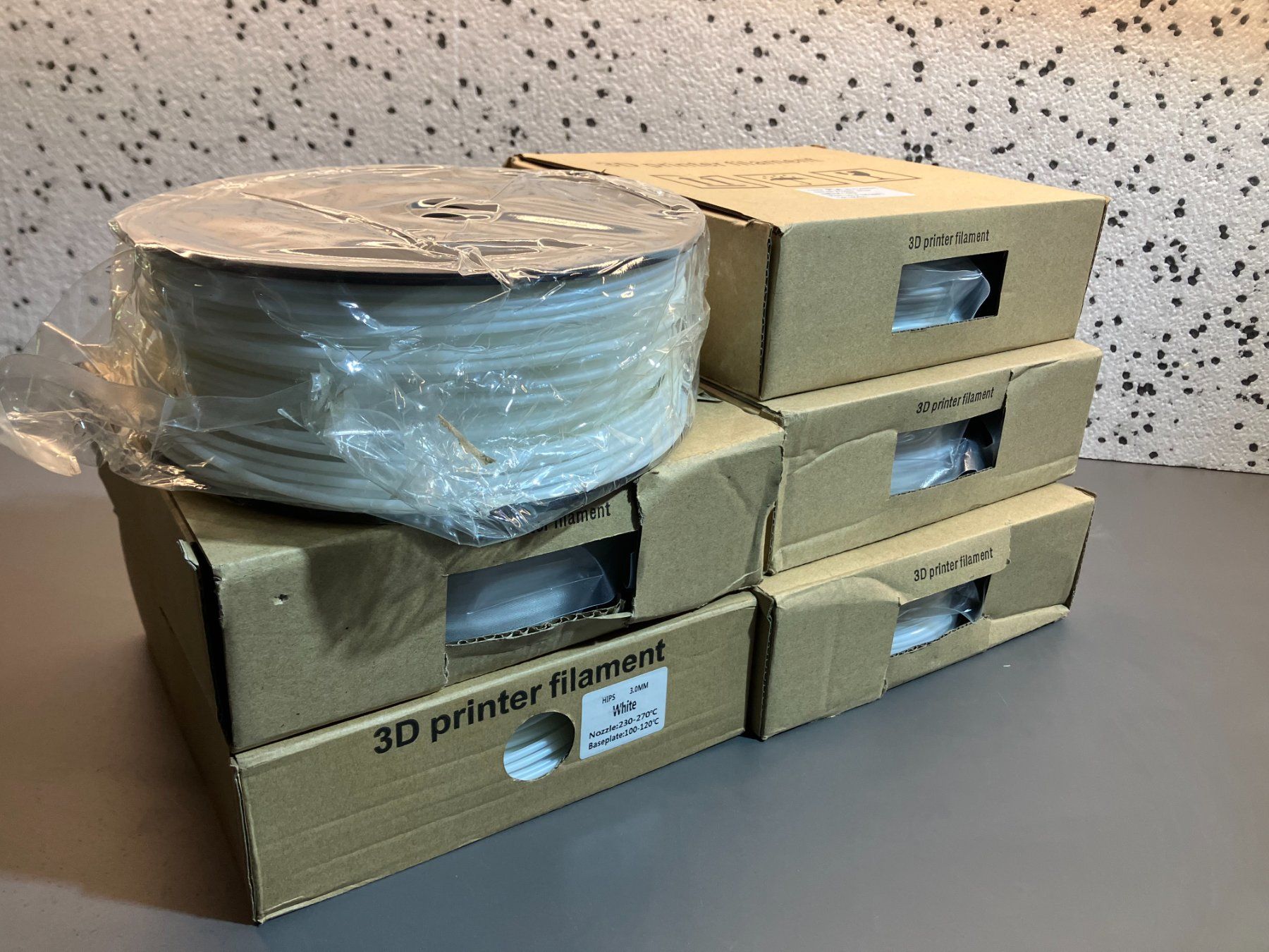 Filamento: Posten 3D Printer Filament 3mm Weiss ab 1.- – Nuovo (secondo la descrizione) da Lichtensteig venduto da Buy24International 3